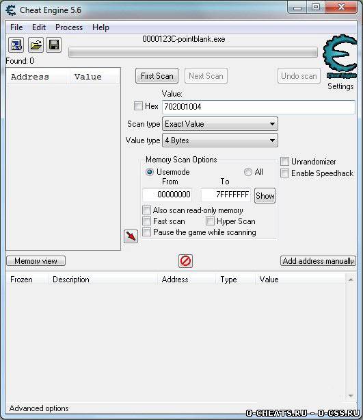 Cheat Engine 5.6