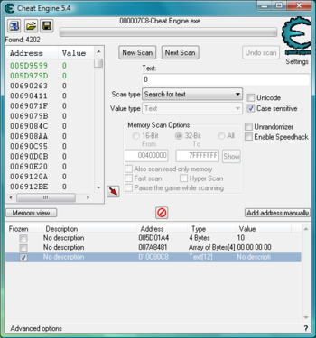 Cheat Engine 5.6